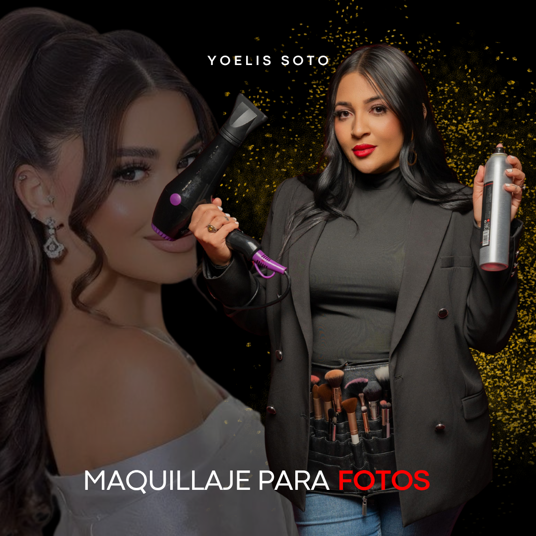 Maquillaje + Peinado para sesiones fotograficas